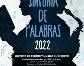 Cartel del espectáculo de Papel y Pluma 2022 en Alcobendas a beneficio de Manos Unidas