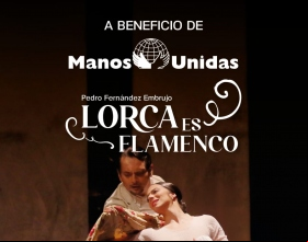 Cartel del espectáculo Lorca es Flamenco en Pozuelo a beneficio de Manos Unidas