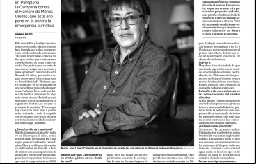 María José López Cabezón misionera mercedaria de Bérriz en Diario de Navarra