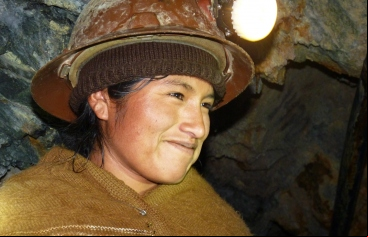 Mujeres mineras en Japo, Bolivia