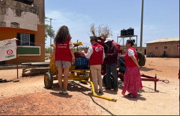 Visita de la agencia de cooperación a Bignona
