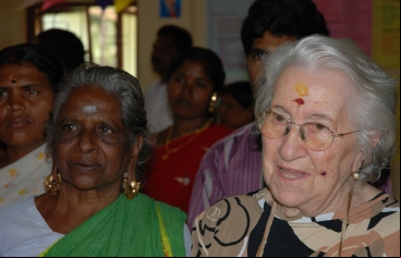 Caridad Rosa en la India. Foto Mª Eugenia Diaz/Manos Unidas 