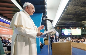 El Papa Francisco en la FAO. Foto:FAO