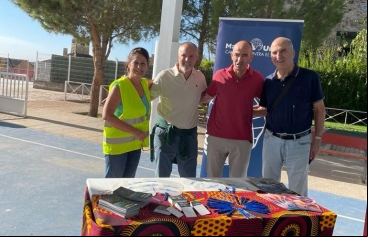 Voluntarios de Manos Unidas Madrid en el encuentro de ONGs de San Agustín de Guadalix
