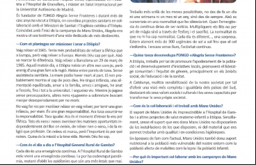 Testimonio de primera mano del trabajo de Manos Unidas
