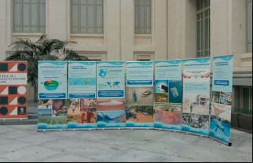 Exposición de Manos Unidas en el palacio de Cibeles de Madrid