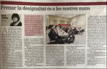 “Frenar la desigualdad está en nuestras manos” 