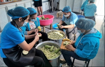 Trabajo de los Maristas azules durante la guerra de Siria. Foto: Manos Unidas/Maristas Azules
