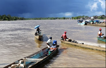 Río Atrato en el Chocó. Colombia. Foto: Manos Unidas/María José Pérez