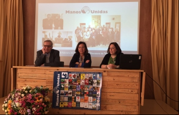 Presidenta Nacional, Secretario General y Presidenta-Delegada de la Delegación Diocesana de Terrassa