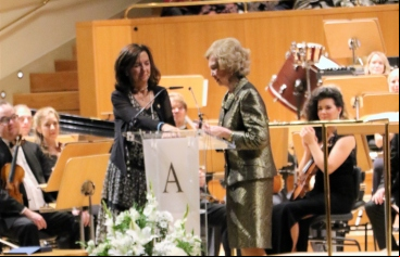 Concierto Auditorio Nacional. Premio Extraordinario Reina Sofía 60 aniversario Manos Unidas. Foto: Manos Unidas/Irene San Juan