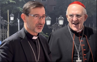 José Cobo y Carlos Osoro, arzobispos de Madrid