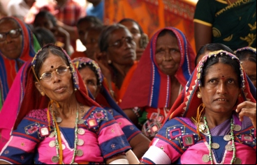 Mujeres etnia lambadi. Warangal, India. Foto: Manos Unidas/María José Pérez