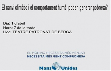 Conferencia sobre cambio climático y pobreza