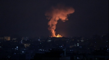 Conflicto Israel y Palestina_ Explosiones en Gaza.