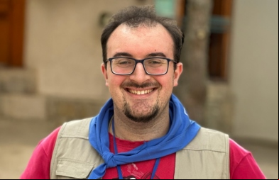 Adrián González, el delegado más joven de Manos Unidas